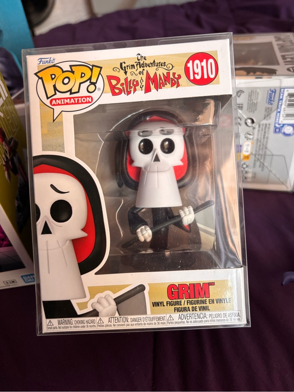 Funko Pop! Animation Grim Vinyl Figure – Black, White, Red